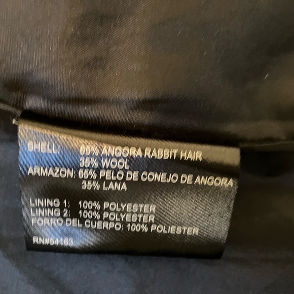 Calvin Klein Angora Wool Coat - Picture 4 of 5